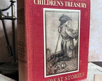 Vintage sagobok för barn Shakespeare-berättelser illustrerade av Arthur Rackham