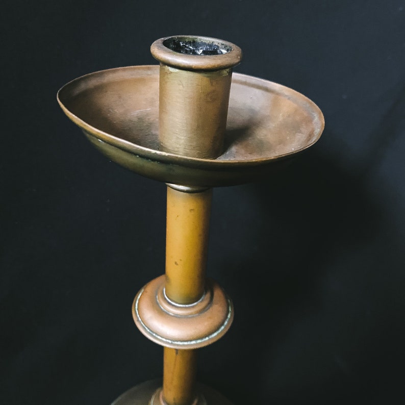 Pair of Gothic Church Candlesticks by A.R Mowbray /& Co