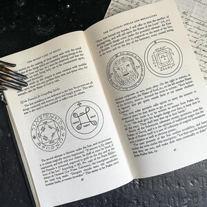 Vintage Magic Book Grimoire The Secret Lore of Magic Ritual Herbology Conjuring image 3