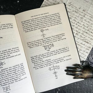 Vintage Magic Book Grimoire The Secret Lore of Magic Ritual Herbology Conjuring image 5