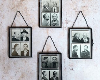 Vintage Mugshots Mafia Vice Squad Philadelphia 1900-talet (Set 2 av 2)