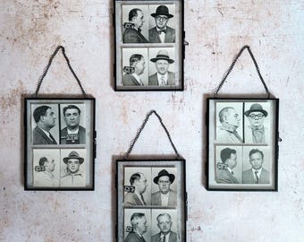 Vintage Mugshots Mafia Vice Squad Philadelphia 1900-talet (Set 1 av 2)