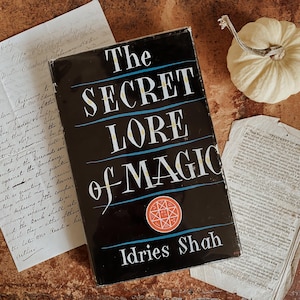 Vintage Magic Book Grimoire The Secret Lore of Magic Ritual Herbology Conjuring image 1