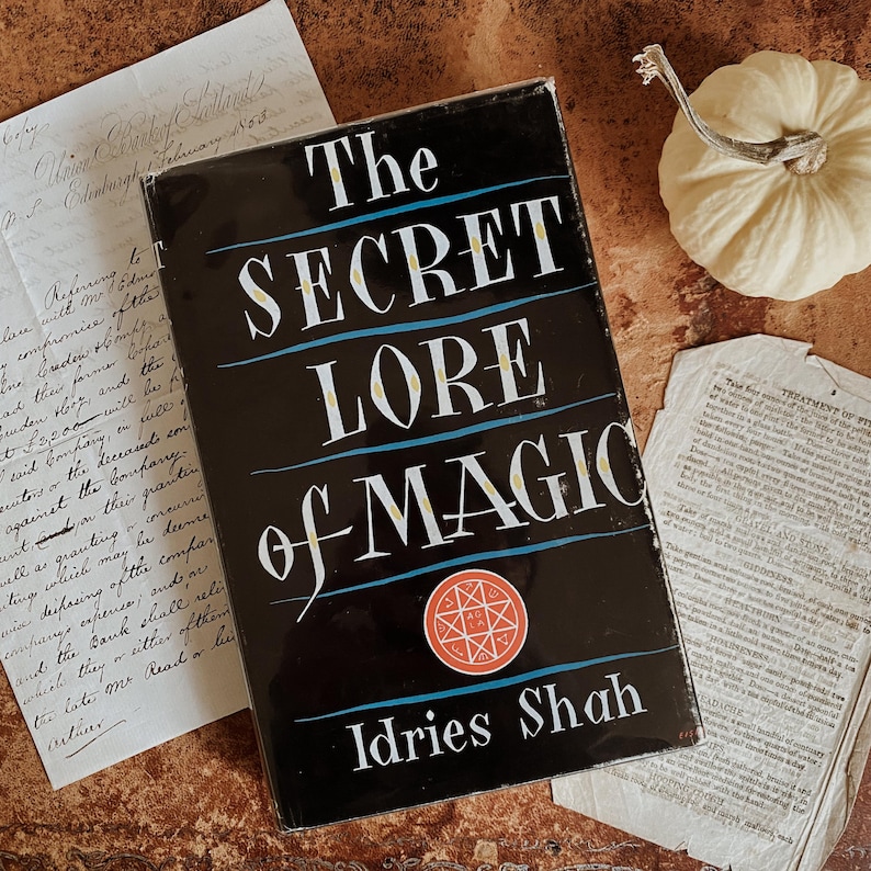 Vintage Magic Book Grimoire The Secret Lore of Magic Ritual Herbology Conjuring image 1