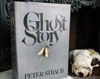 Livro de Histórias de Fantasmas Vintage, Primeira Edição, Conto de Fantasma de Peter Straub, Clássico do Terror