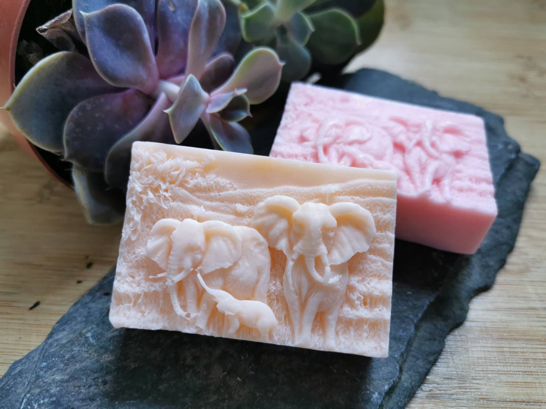 Homemade Soap Bar Set. 1 Golden Honey and 1 Strawberry Etsy UK