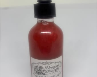 Huile de sang de dragon — Huile rituelle artisanale pour la protection, la puissance et la manifestation