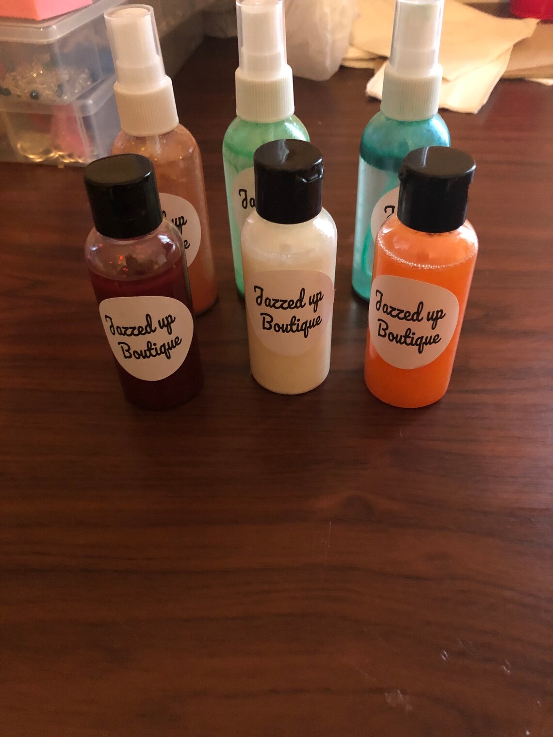 Shimmer spray and lotion Etsy