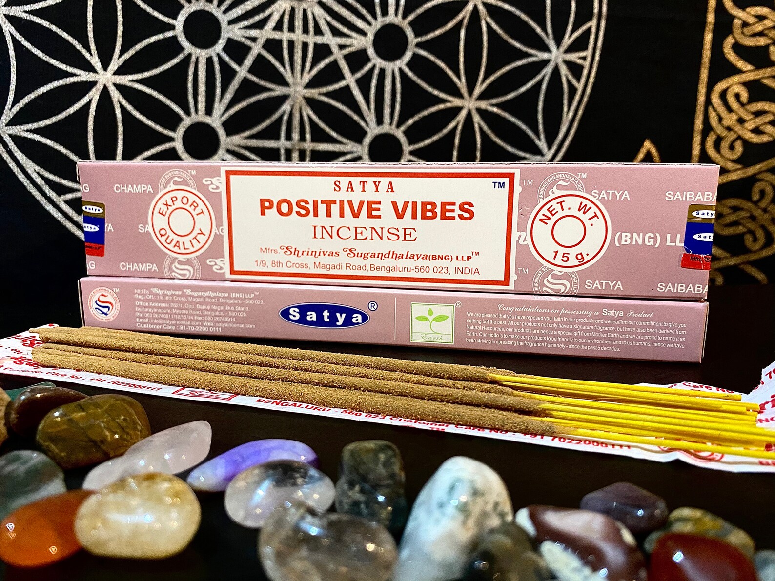 Satya Positive Vibes Incense Sticks Etsy