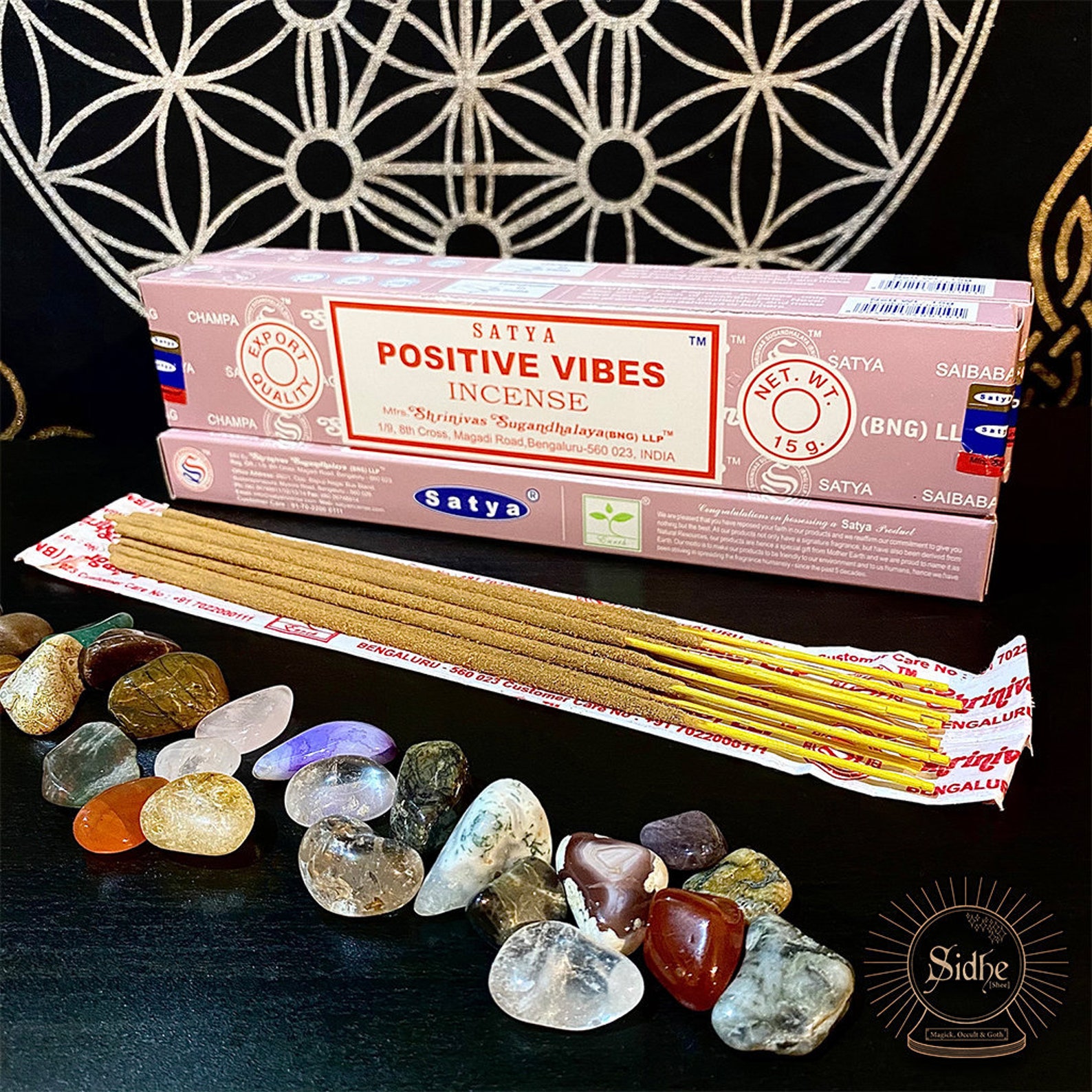 Satya Positive Vibes Incense Sticks Etsy