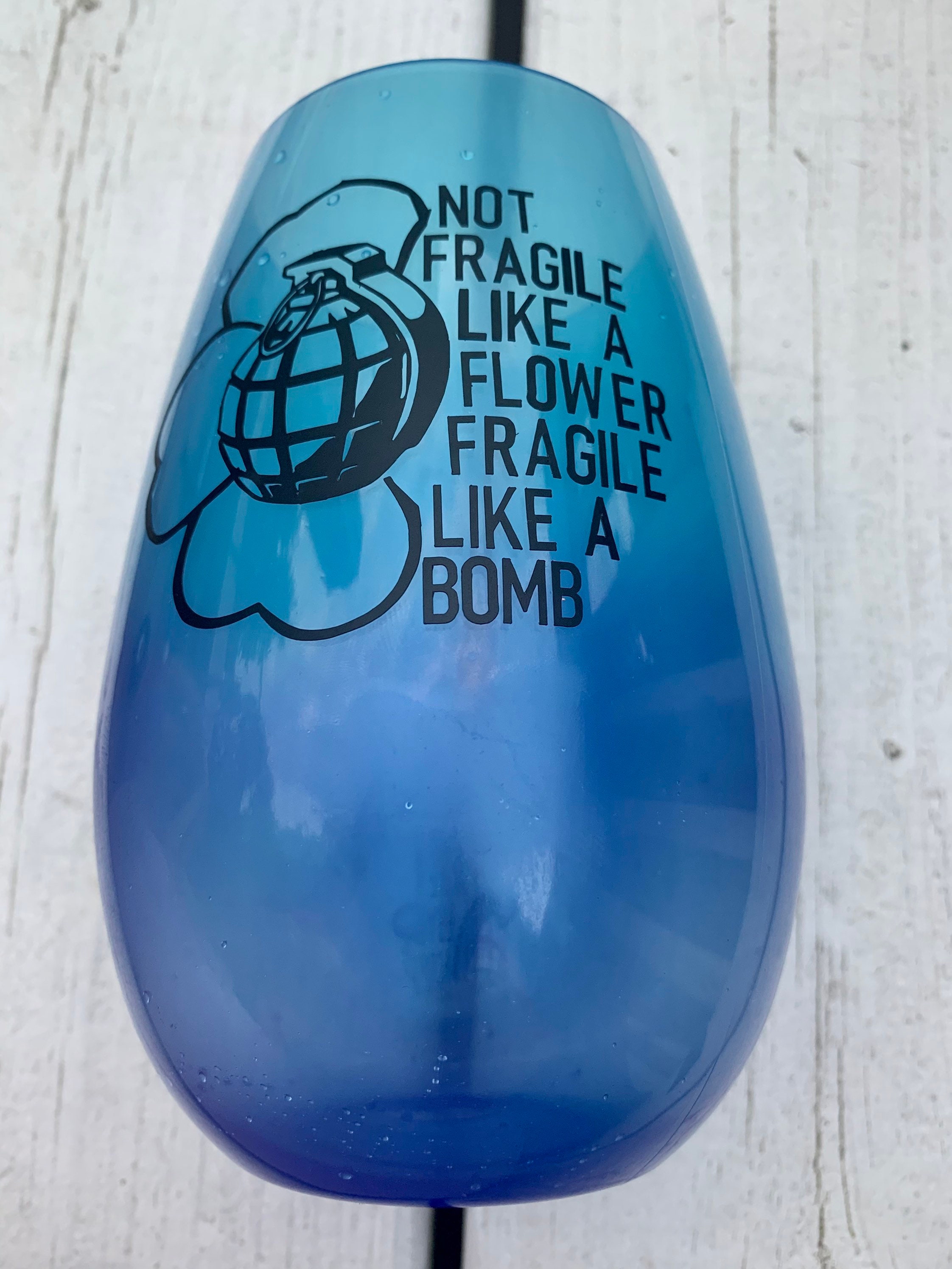 Large Color Changing Wine Glass Etsy