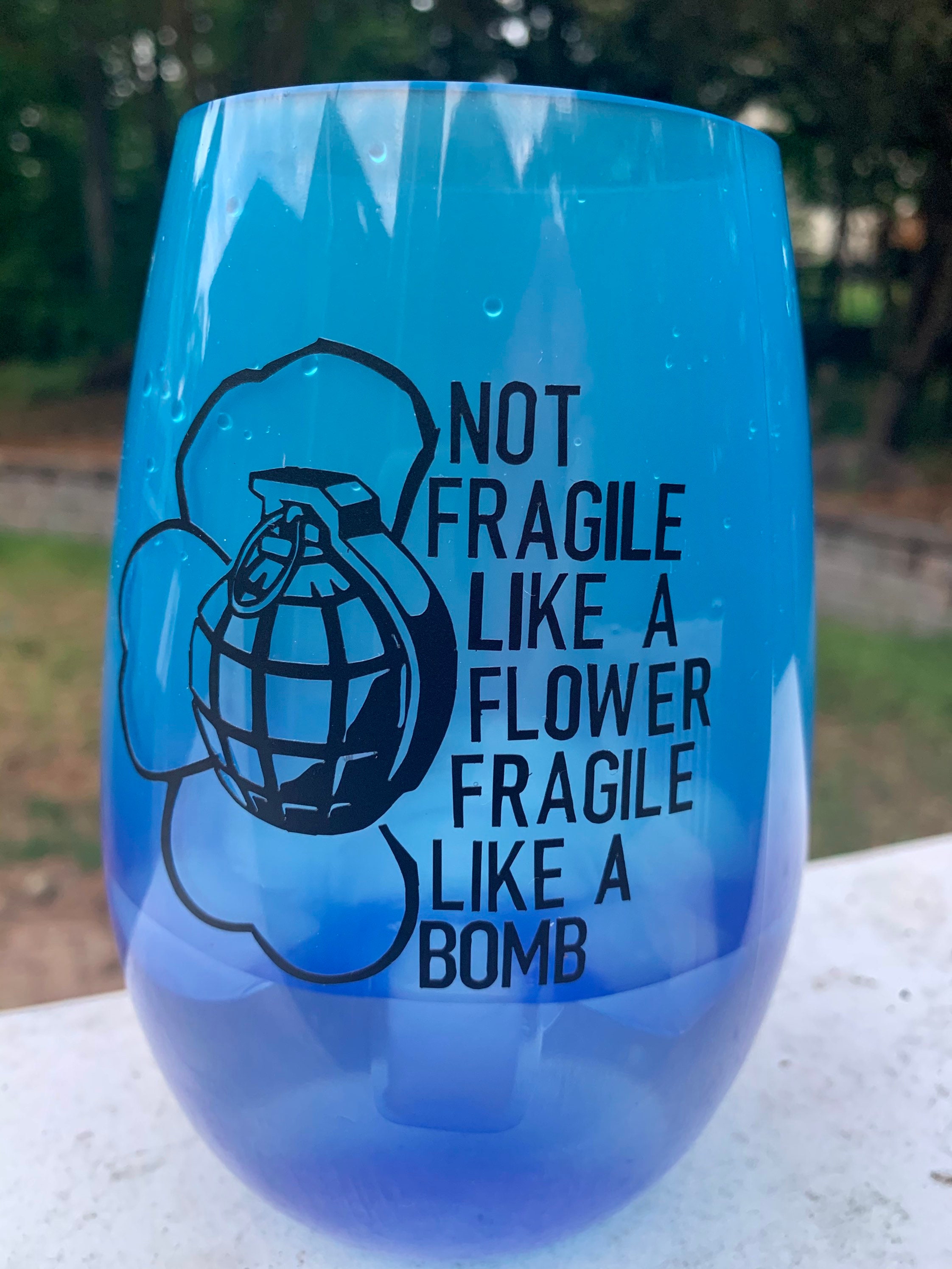 Large Color Changing Wine Glass Etsy