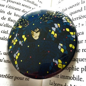 Howl's Moving Castle Hauru printed badge