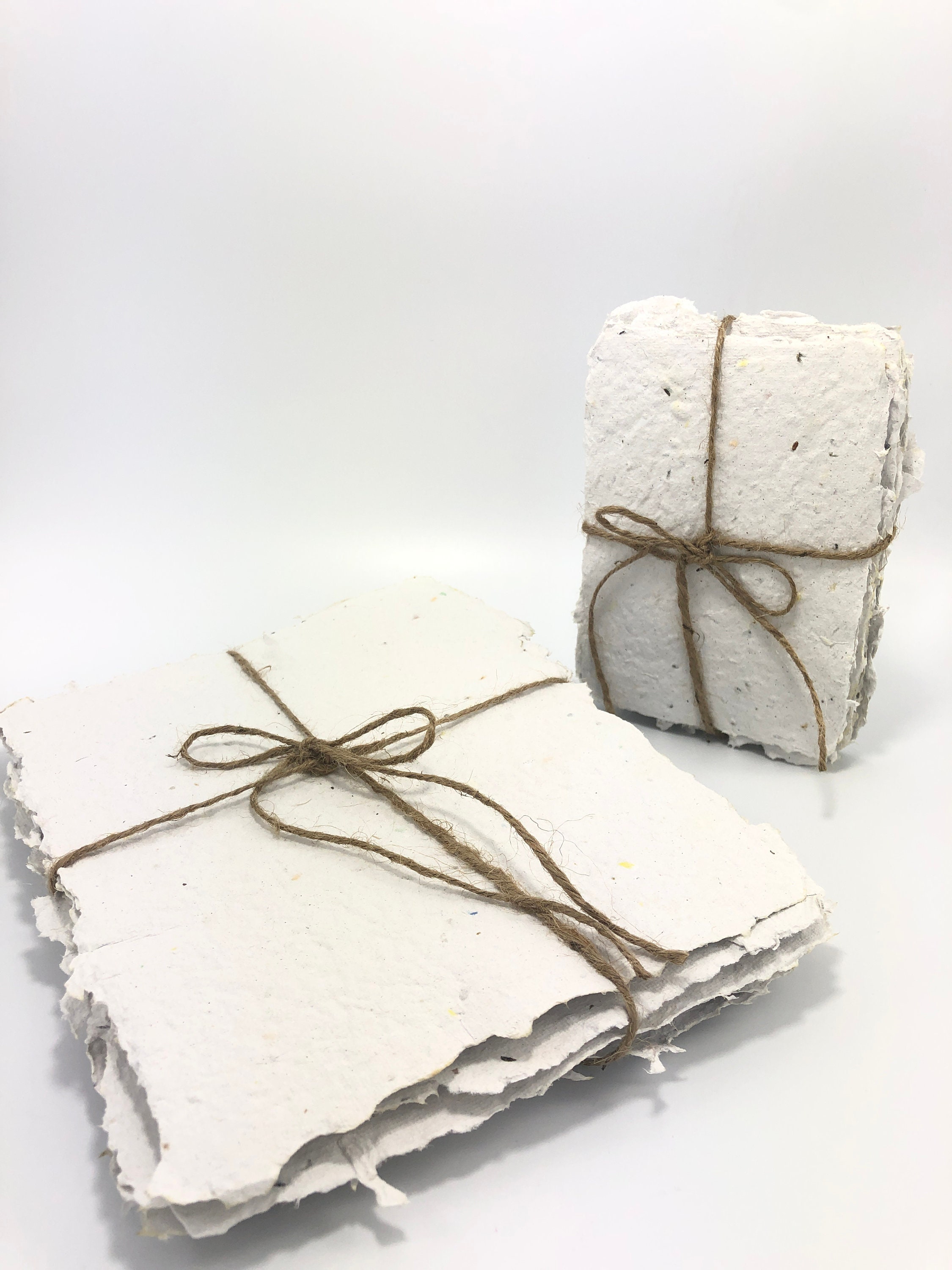 Handmade Plantable Seed Paper pack of 10 sheets of recycled Etsy