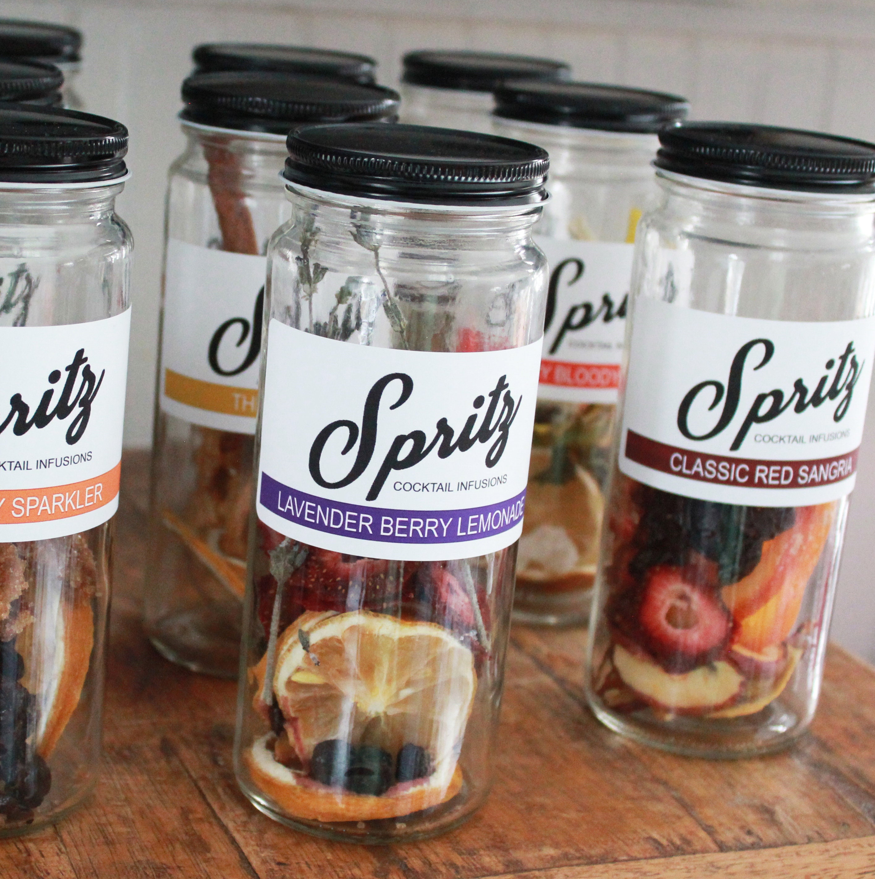 Choose 3 Cocktail Infusion Jars // Cocktail Gift Idea // Etsy