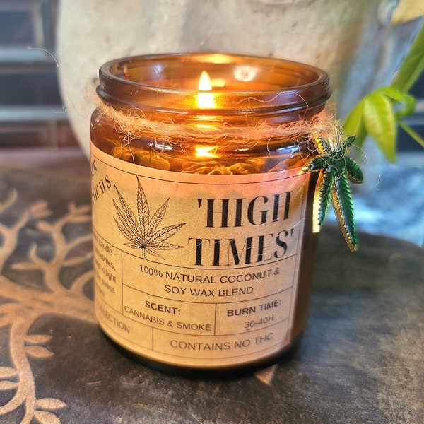Weed Scented Candle Etsy