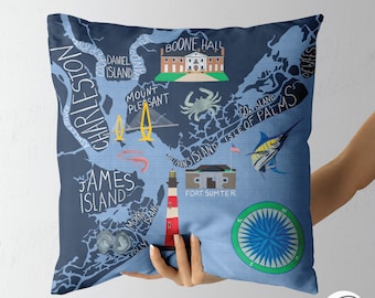 Charleston Pillow Etsy