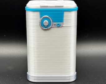 3D Printed 1950's Style Dollhouse Dishwasher| 1:12 Scale Miniature Kitchen Appliance | MCM Mid-Century Modern