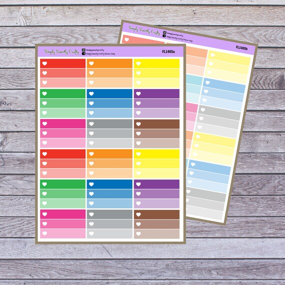 Art collectibles watercolor amplify planner custom color mini ombre