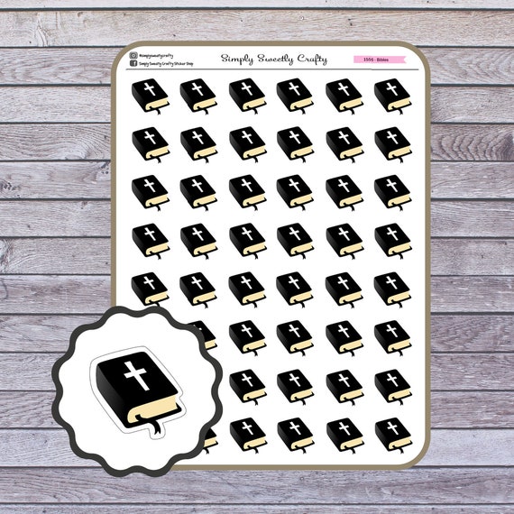 Bible Planner Stickers Designed for Erin Condren Vertical Life Planner