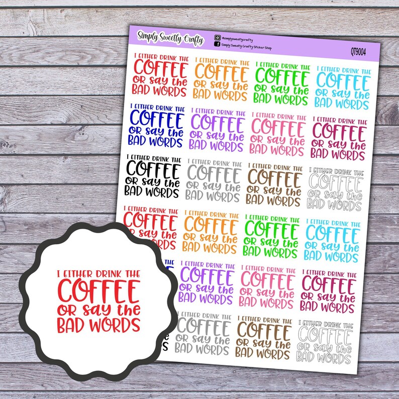 Coffee Planner Sticker Happy Planner Agenda Erin Condren Calendar Coffee Planner Sticker Happy Planner Agenda Erin Condren Calendar