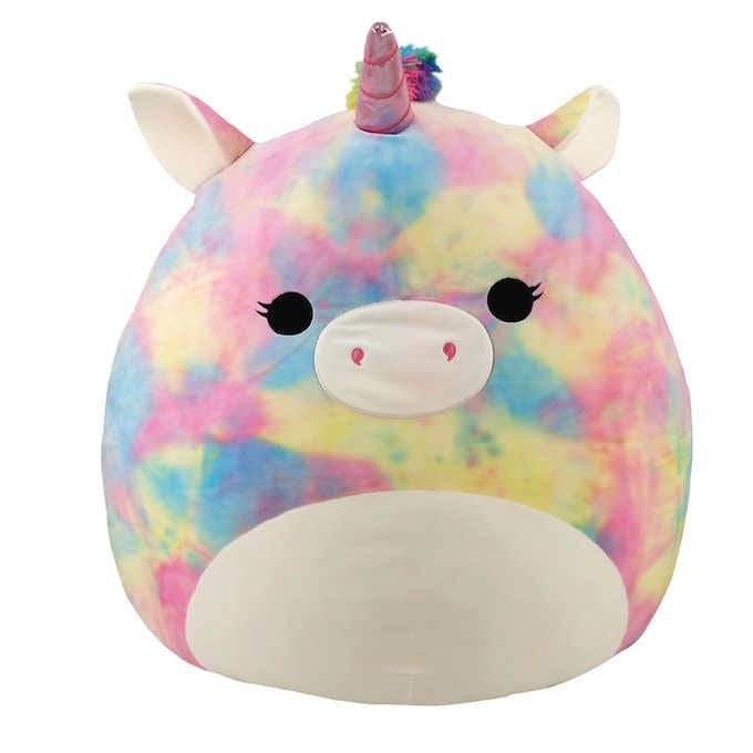 Squishmallow Kellytoy 24 inch Esmeralda The Rainbow Tie-Dye | Etsy