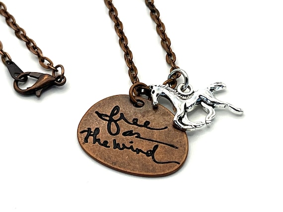 Copper Necklace With Horse