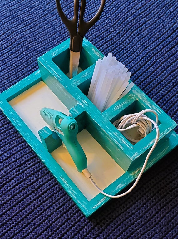 Hot Glue Gun Holder-stand/ Organizer and Basis for Manual Works 