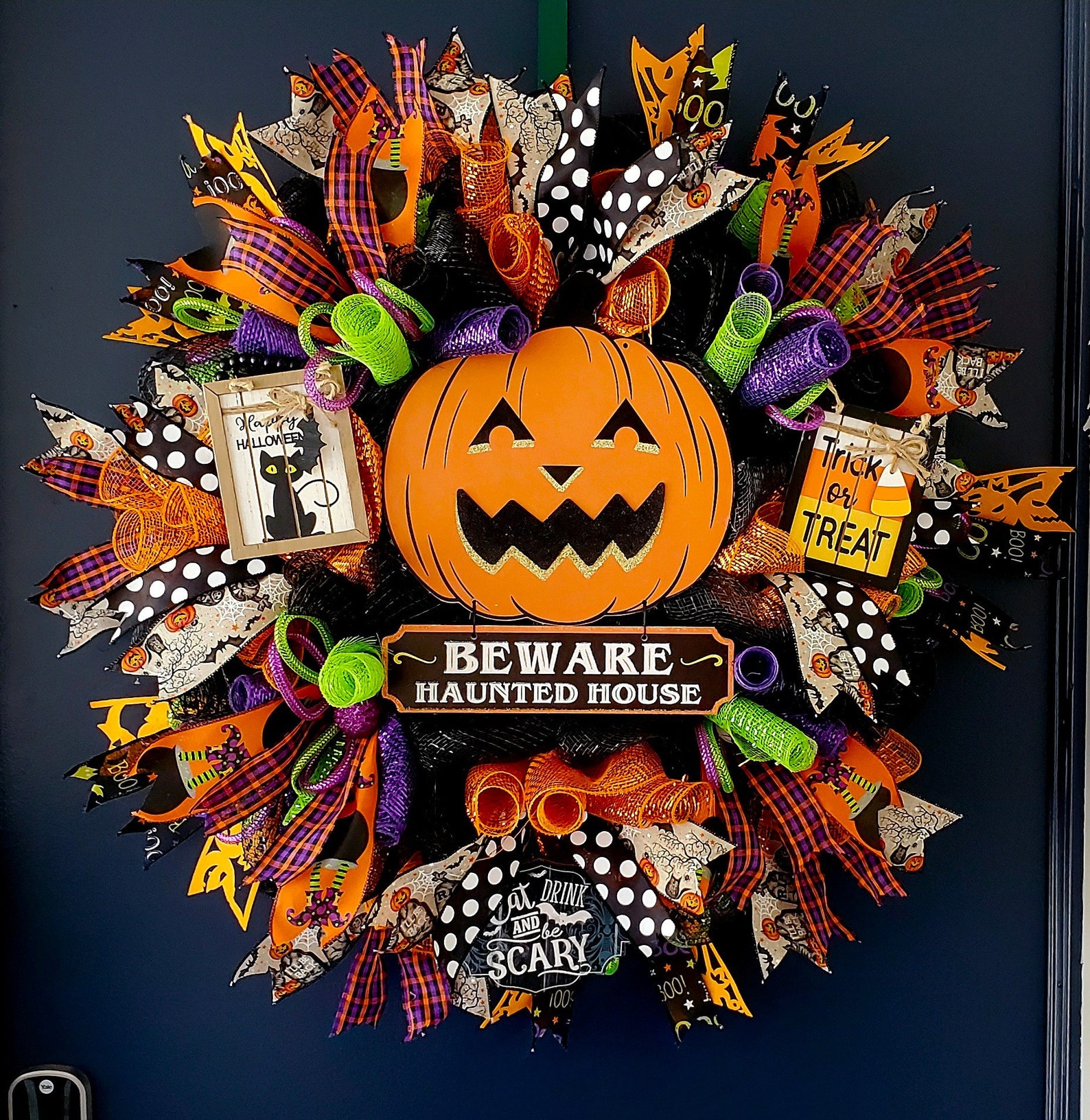 Image of Halloween Cute Wreath