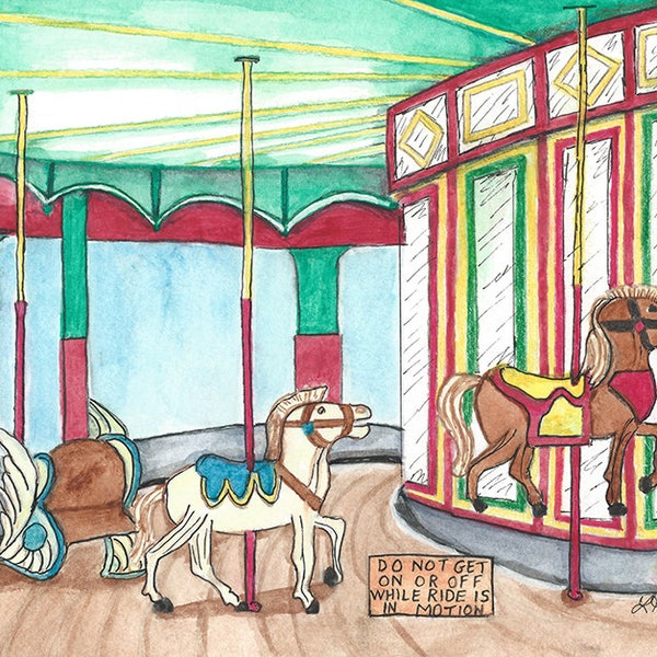 Merry Go Round Brass Ring Etsy