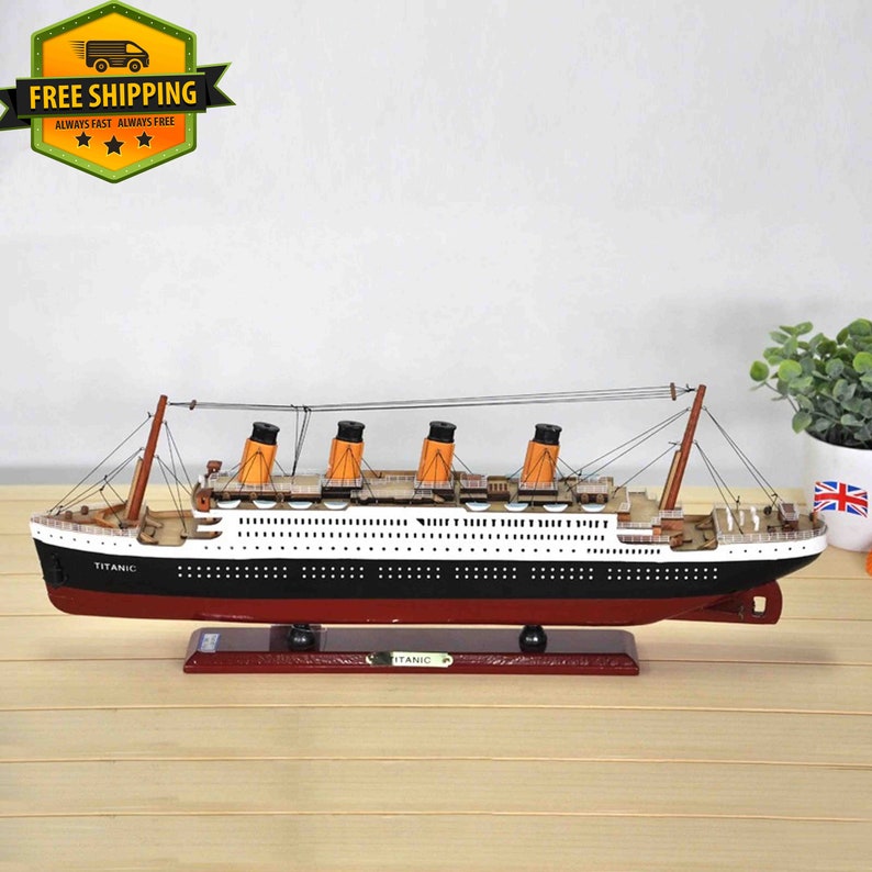 Titanic Wooden Model Ship Nautical Wood Crafts Cruise Creative - Etsy