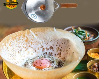 appam pan Original Hopper Pans Aluminium Ceylon Pan Cake Maker Free Pfannenwender Küchenwerkzeug Food Maker Hopper Pan / Appam Pan / Sri Lanka