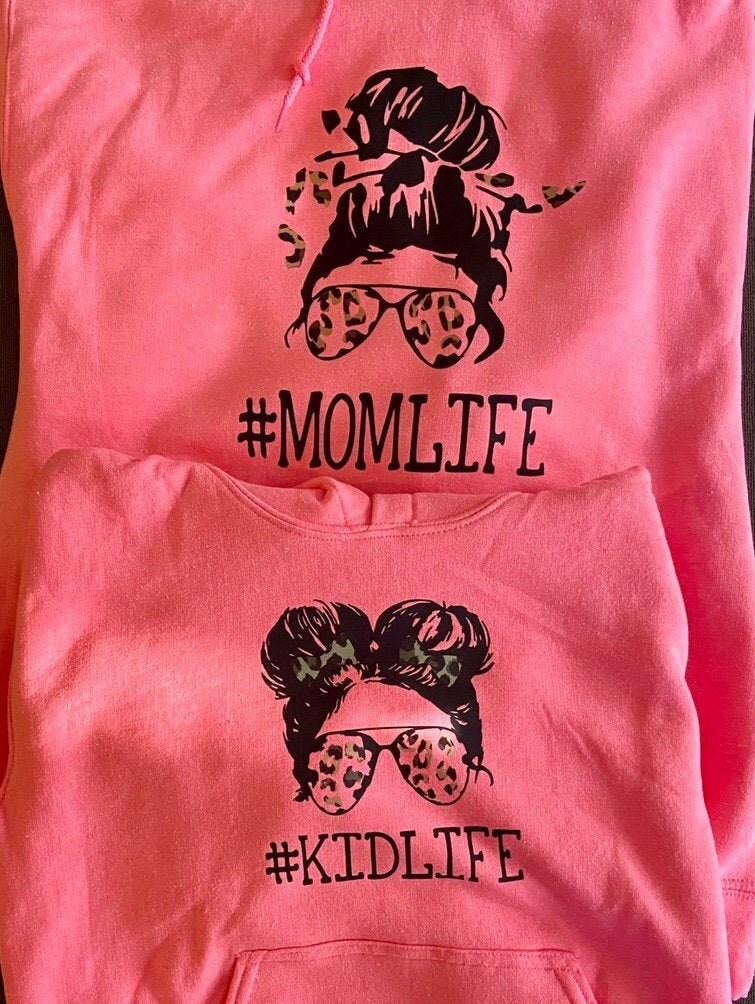 Mom life kid life matching hoodies hotsell