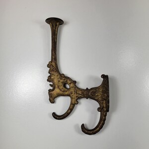 10-Pack Old English Victorian Cast Iron Hat & Coat Hooks - Antique Vintage Style By Ironmongery World
