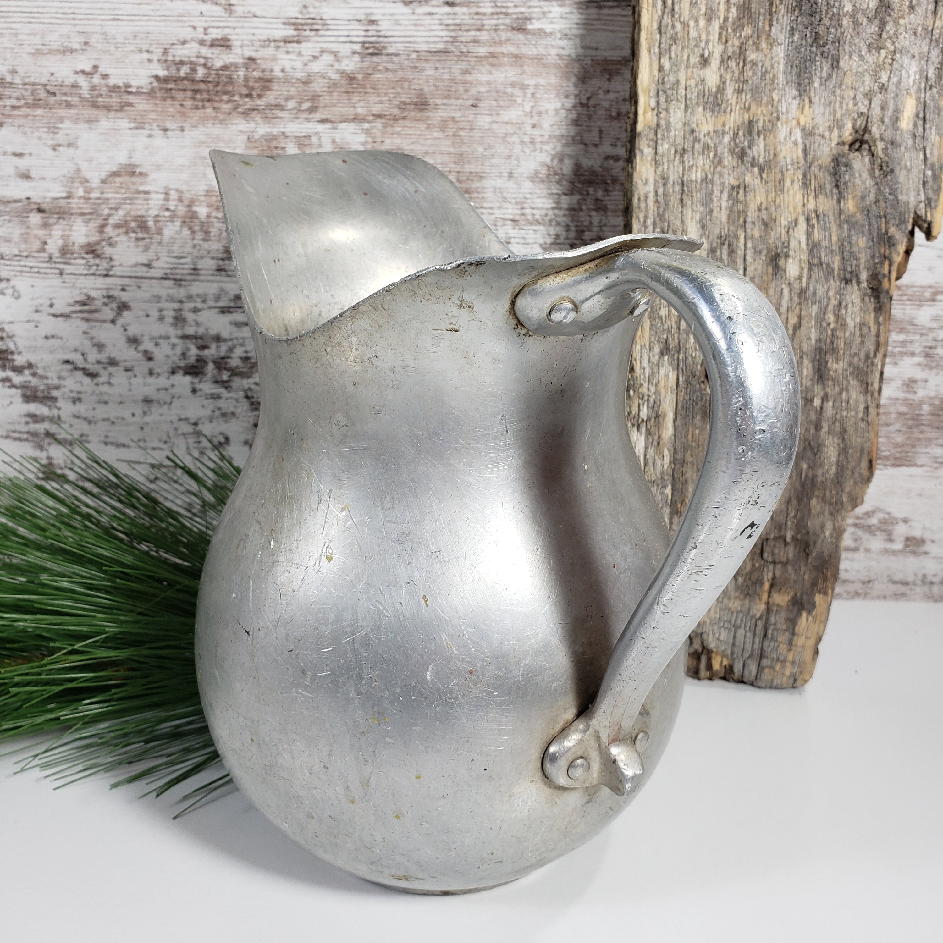 EverWare Aluminum Water Pitcher 955. Made in USA. Vintage Etsy