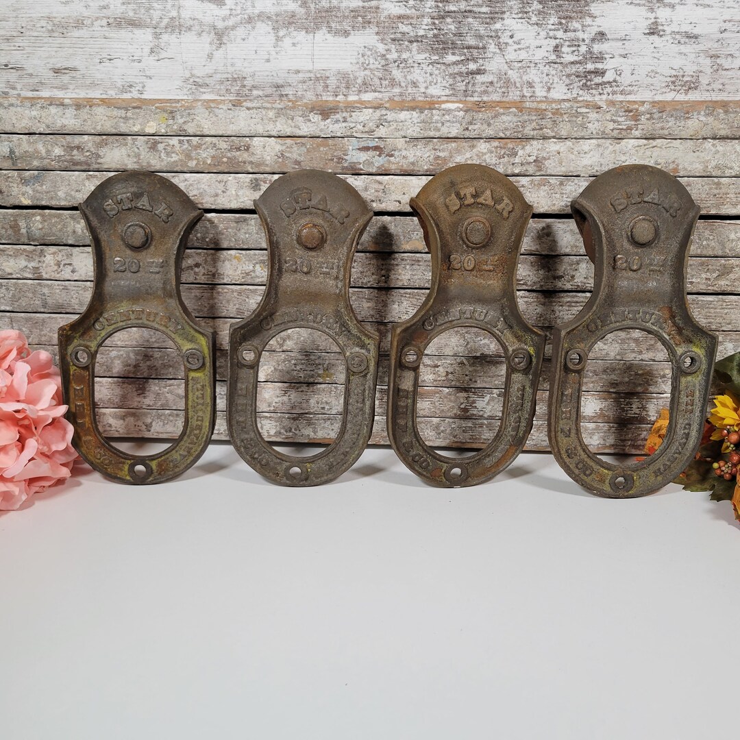 Antique Barn Door Rollers Vintage Cast Iron star 20th Etsy