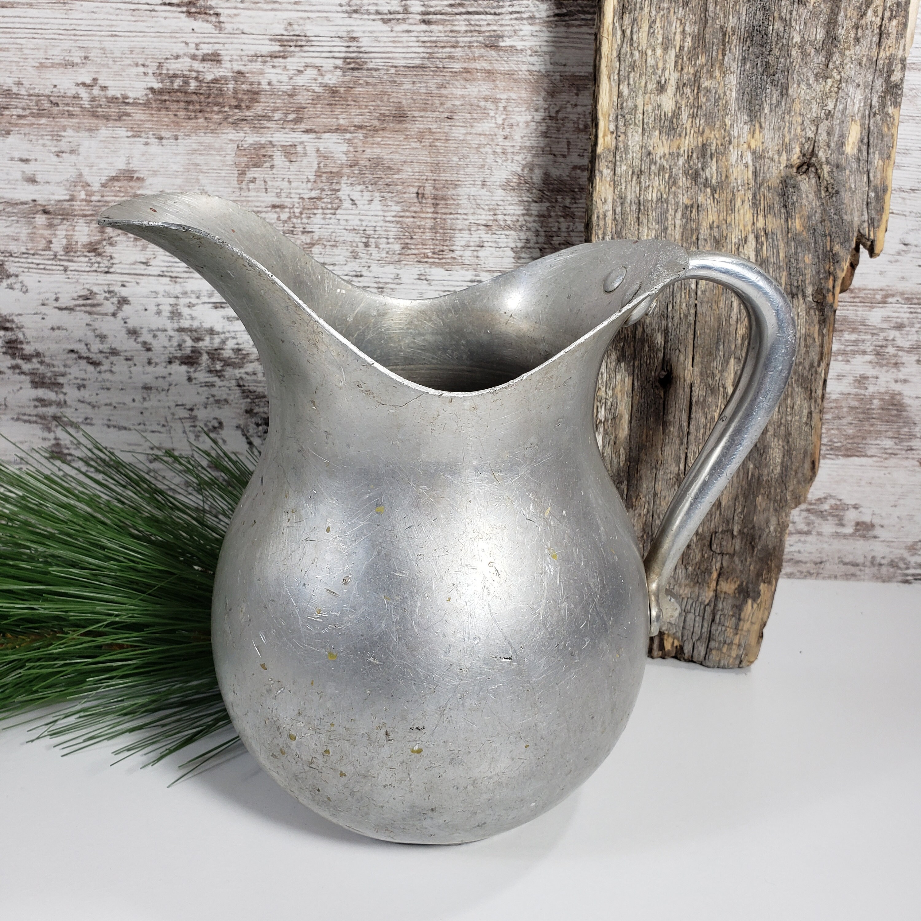 EverWare Aluminum Water Pitcher 955. Made in USA. Vintage Etsy