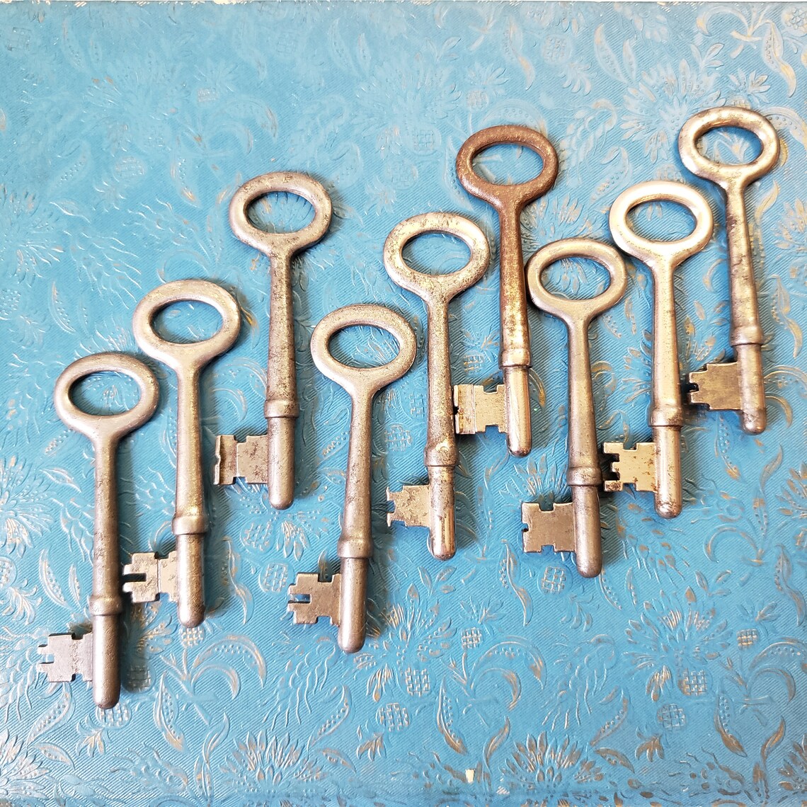 Vintage Skeleton Key Lot. 8 Sargent Lock Skeleton Keys Crafts Etsy