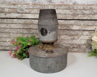 Brooder Lantern, VintageTwo Wick Galvanized Chicken Heater.