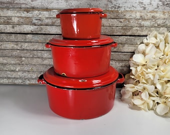 Pentola Smaltata Vintage 20cm Con Doppio Manico E Coperchio – Motivo Floreale, Antiaderente, Adatta A Induzione E Fiamma, Multiuso