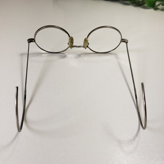 Wire Wire Rim Kids Eye Glasses, Vintage Spectacle… - image 5