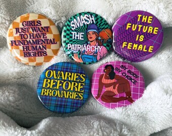 Feministische Pin Buttons