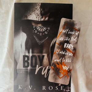 Boy Of Ruin Bookmark - KV Rose