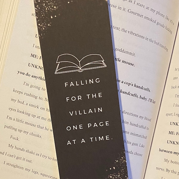 Falling for the Villain Bookmark