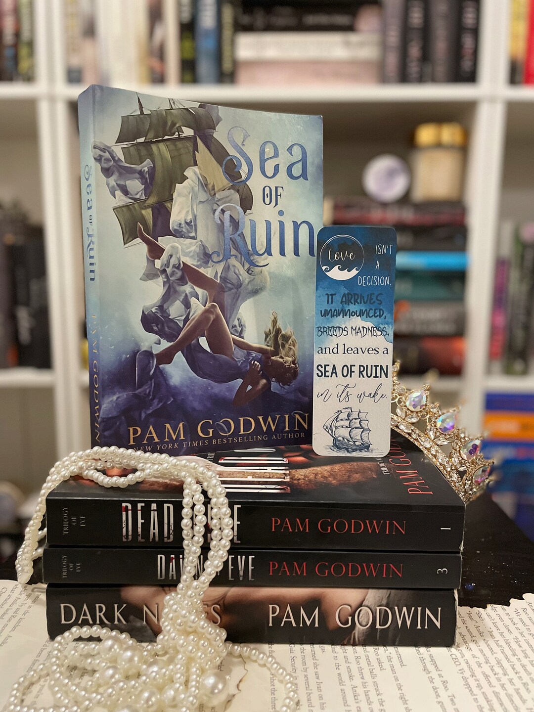 Ruination Bookmark Sea of Ruin Bookmark - Pam Godwin - Etsy