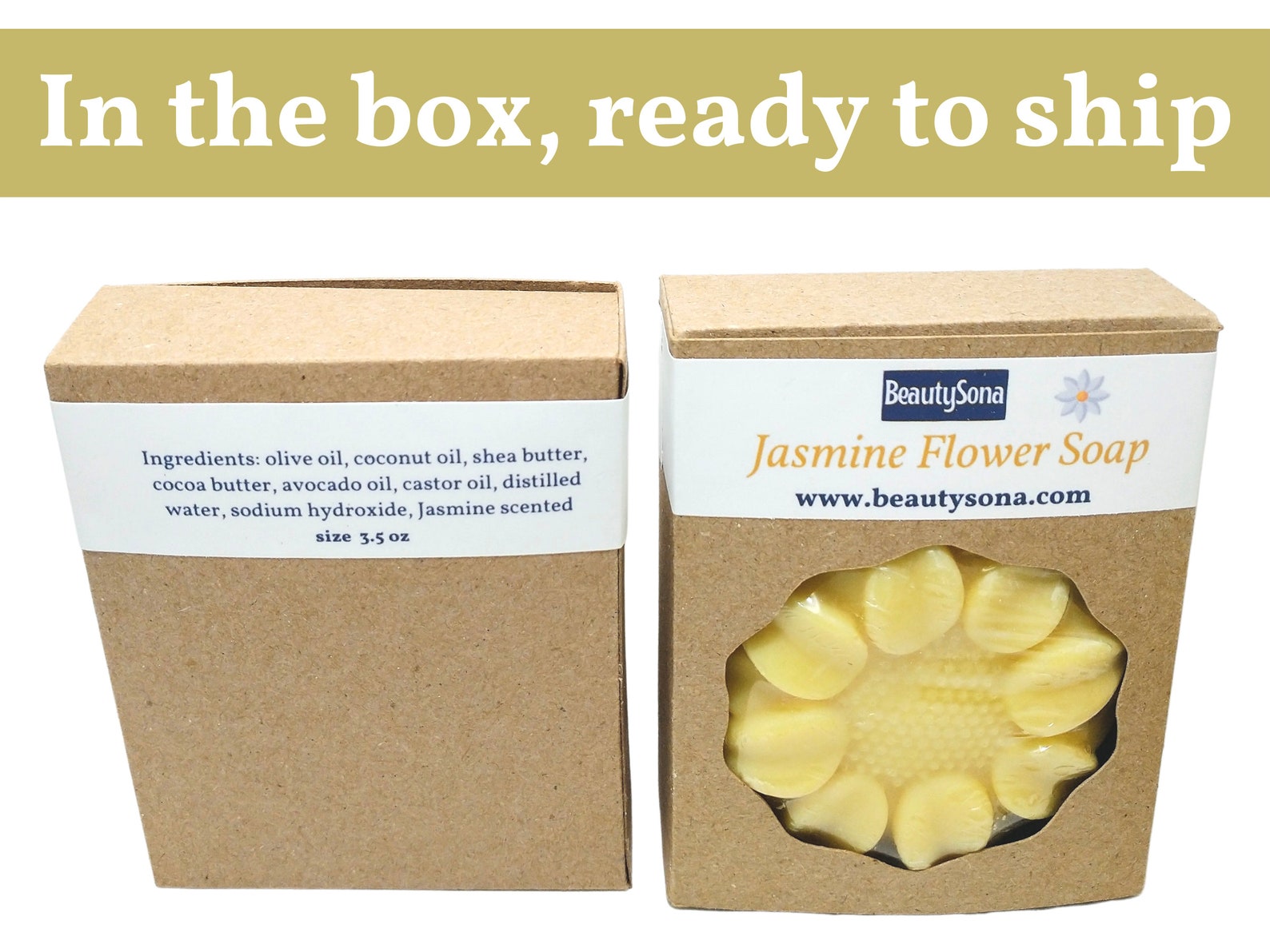 Jasmine Scented Cold Processed Hand Made Soap Cute Flower Etsy