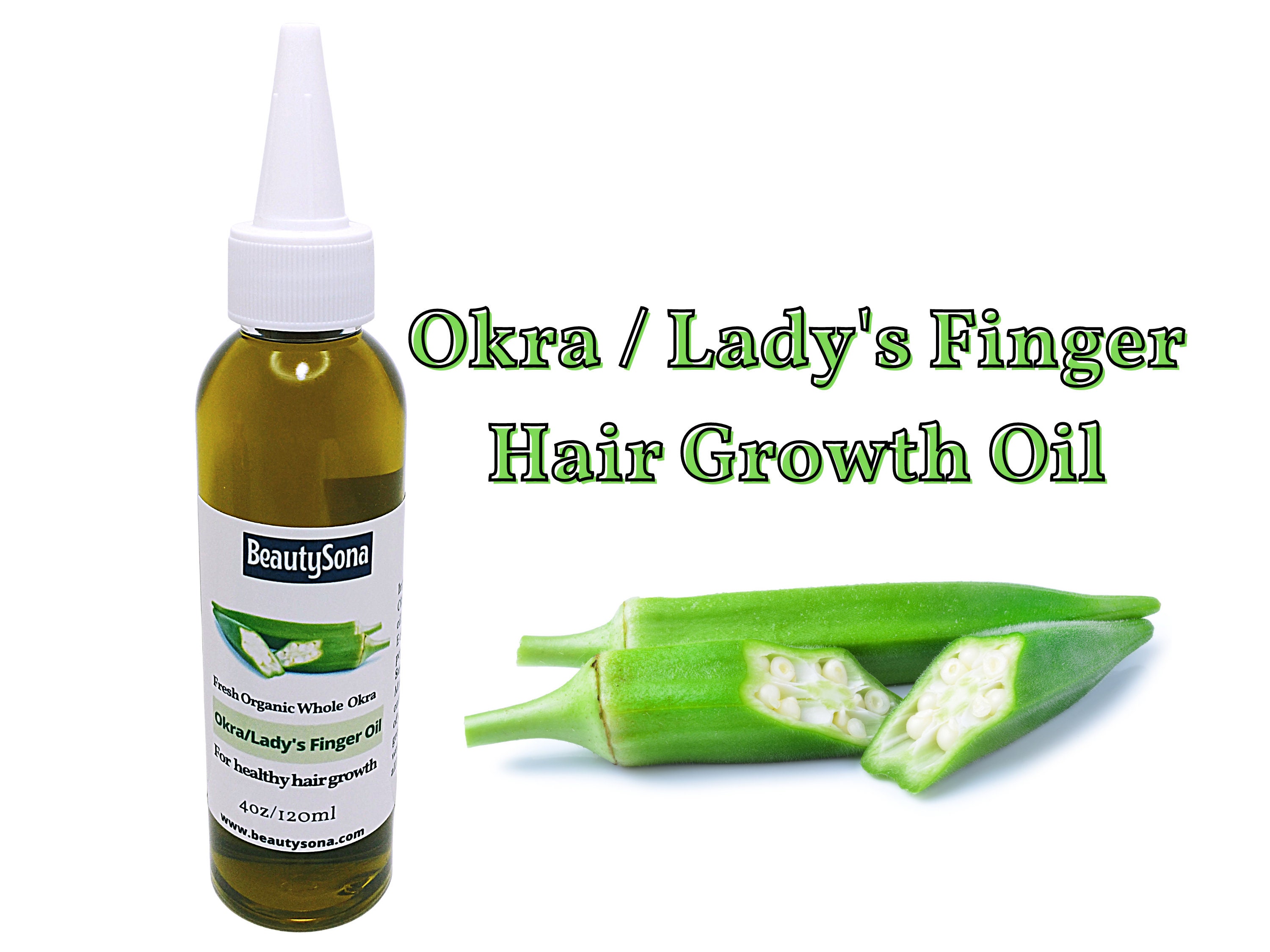 Okra Oil for Hair Growth 100% Fresh Organic Whole - Etsy