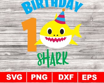 Free Free 77 Baby Shark First Birthday Svg SVG PNG EPS DXF File