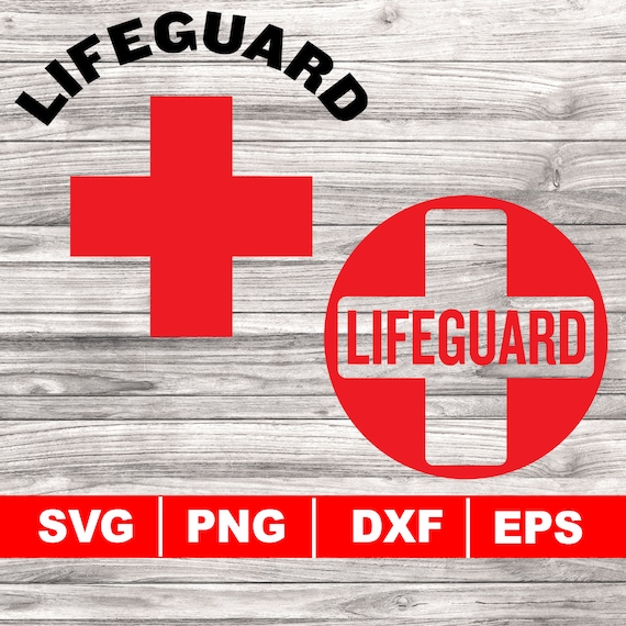 Download Lifeguard svg png dxf eps Red Cross svg Lifesaver svg | Etsy