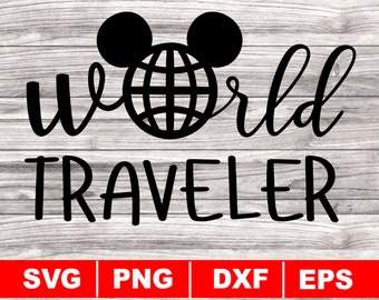 World traveler svg, png, dxf, eps, Digital Download, Vacation svg, Travel svg, Vacation Trip, Family Vacation
